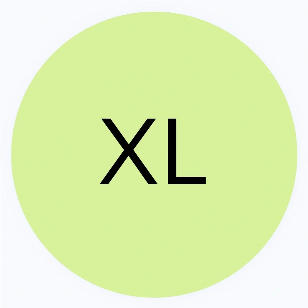 30 STICKERS - 2” ROUND - SIZE XL LABELS